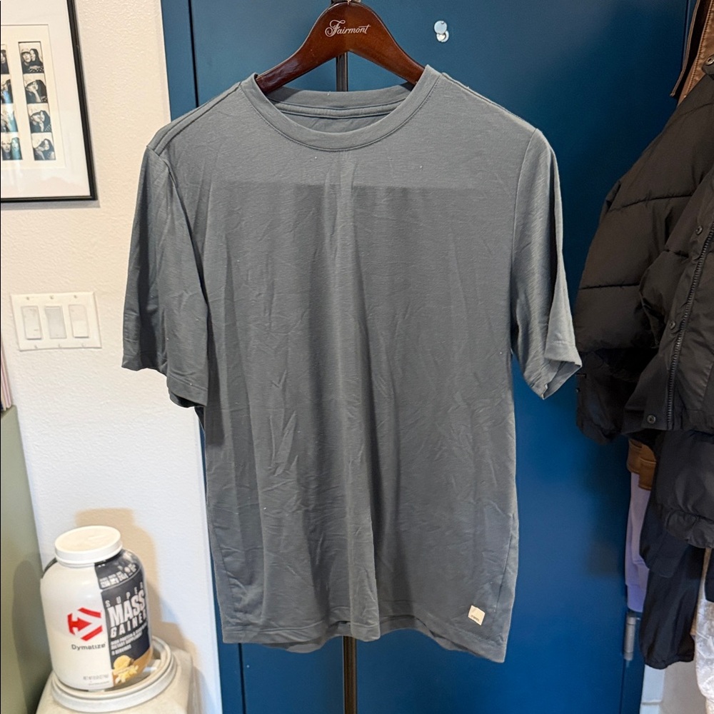Vuori Slate Gray Short Sleeve Tee
